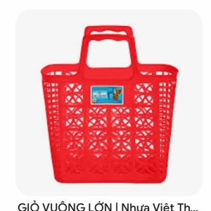 Giỏ xách nhựa vuông Việt Thành - Cái