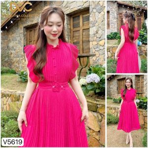 Đầm kiểu hồng cánh sen(S-XL) - Cái