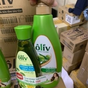 Dầu gội olliu chắc khoẻ bồng bềnh 650ml - Chai