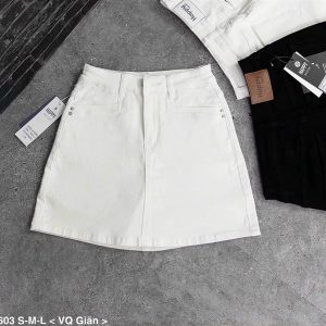 Chân váy trắng nữ SML - cái