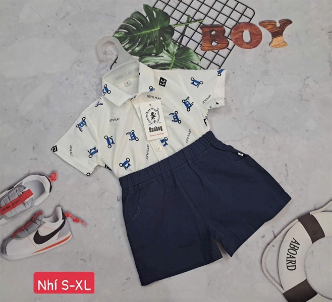 Bộ sơ mi nhí S-XL - bộ