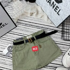 Chân váy nữ ngắn xanh 28-30 - cái