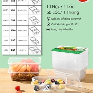 Hộp siêu mỏng cn 650ml Việt Thành - Cái