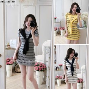 váy body len khăn free size