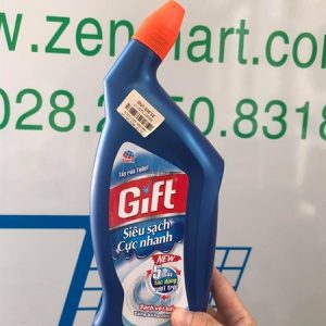 Nước tẩy bồn cầu Gift đậm đặc siêu sạch 600ml - chai