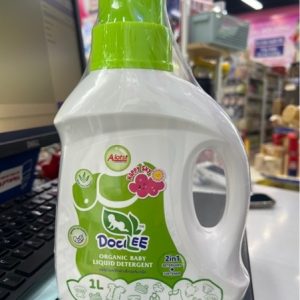 Nước giặt xả quần áo em bé docilee 1L Hương hoa XL - Chai