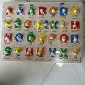 Bảng chữ cái bằng gỗ - cái