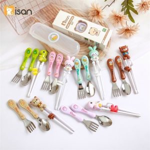 Set thìa nĩa tập ăn misan - sét