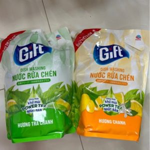 Rửa chén Gift Hương TRà chanh 3.6kg - Túi