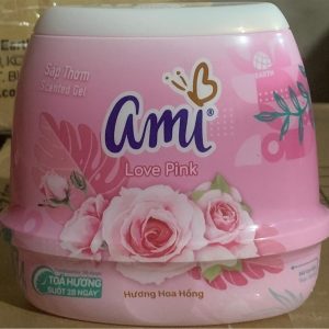 Sáp thơm Ami love pink Hương hoa hồng - chai