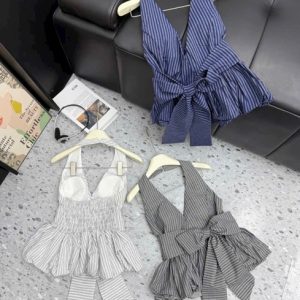 Áo sơ mi nơ lưng