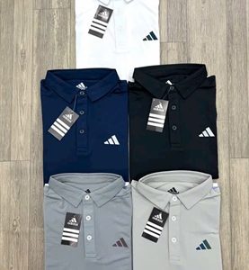 Áo thun cổ bẻ adidas M -2XL