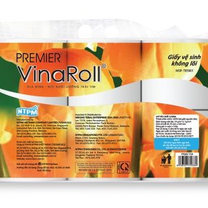 Giấy vệ sinh Premier vinaroll không lõi 6 cuộn