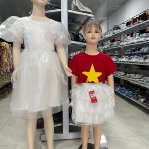 Áo sao vàng tay ngắn 0-5XL