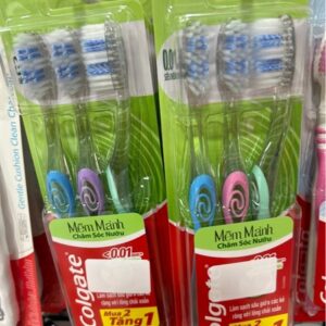 Bộ Ba bàn chải đánh răng Colgate slimsoft mềm mảnh chăm sóc nướu