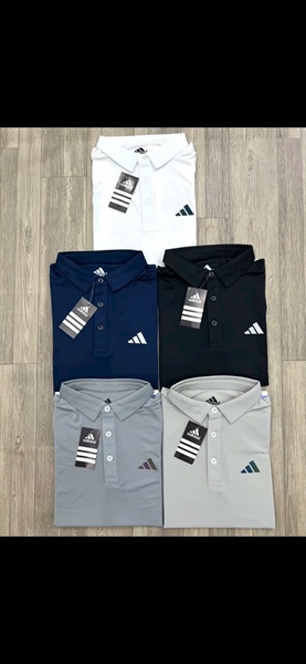 Áo thun cổ bẻ adidas M -2XL